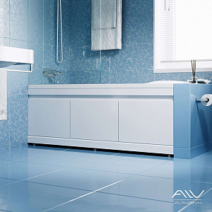 Экран под ванну Soft откидной 180 см белый