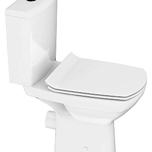 Унитаз-компакт Cersanit Carina Clean on 35,5*63 безободковый с крышкой-сиденьем микролифт