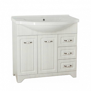 Тумба с раковиной Style Line Олеандр-2 90 рельеф пастель