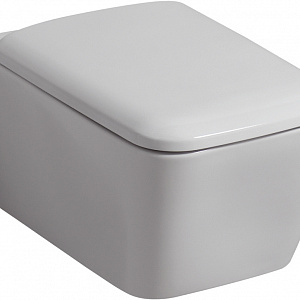 Унитаз подвесной Geberit iCon Square с сиденьем и быстросъемной крышкой с микролифтом