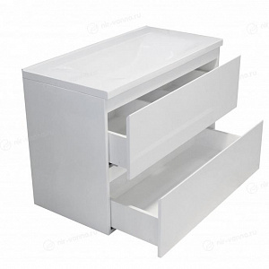 Тумба с раковиной Эстет Bali 100 белая/на выбор