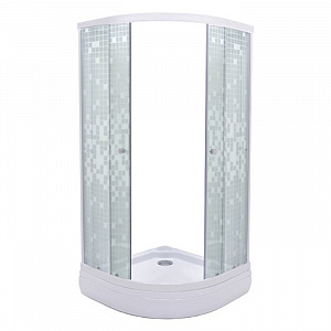 Душевое ограждение Тритон Стандарт А1  Низкий поддон  100 мозайка