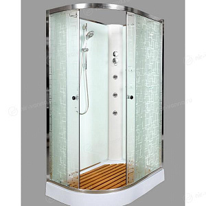 Душевая кабина Deto ЕМ1512 N 120*80*208 R с гидромассажем без крыши