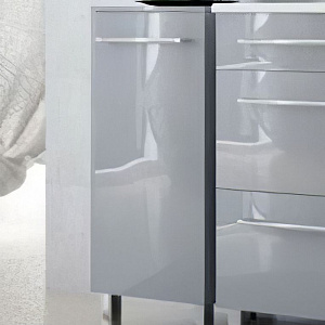 Пенал Corozo Хилтон 40 напольный, серый