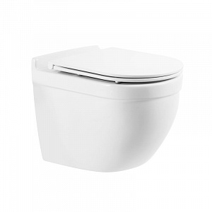 Подвесной унитаз BelBagno Senso-R 36*52 безободковый без сиденья