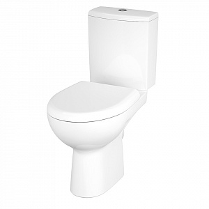 Унитаз-компакт Cersanit Nature Clean on 37*66 безободковый с крышкой-сиденьем микролифт