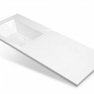 Полувстраиваемая раковина Эстет Даллас 130,2*48,2 L для установки над стиральной машиной