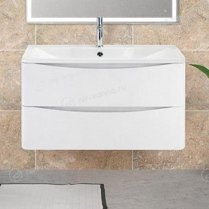 Тумба с раковиной BelBagno Stile Moderno Acqua 80 Bianco Lucido