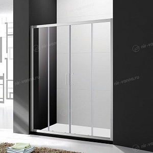 Душевая дверь в нишу Cezares Molveno BF-2 160*190 прозрачное стекло, без поддона