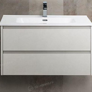 Тумба с раковиной BelBagno Stile Moderno Kraft 90 Bianco Opaco