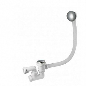 30718585 Слив-перелив для ванны "Quick-Clak" с перископом L700мм хром