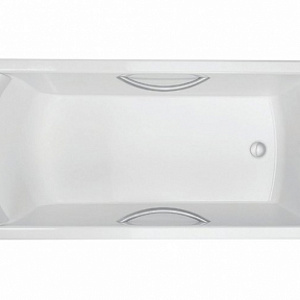 Ванна чугунная Jacob Delafon Biove 170*75*45 с отверстиями для ручек