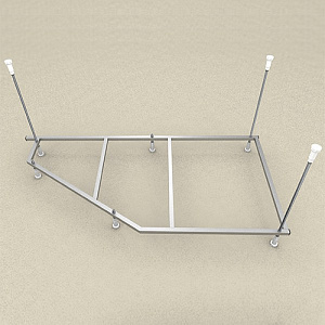 KAR-0000040 Сборный каркас к ванне Дива 160 (шпильки) универсальный