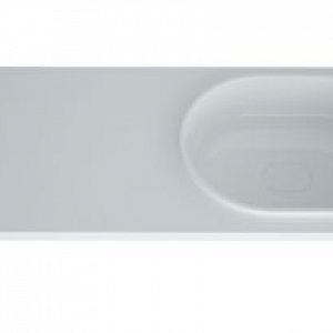 Полувстраиваемая раковина Andrea Bruks 120,7*48,5 R для установки над стиральной машиной