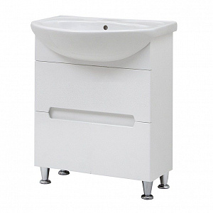 Тумба с раковиной Cerutti Spa Ломбардия 65 белый глянец