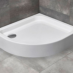 Душевой поддон Radaway Siros E Compact 90*80*17 R на базе из пенопласта