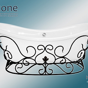 Кованая подставка Castone Корсика 190*86 бронза
