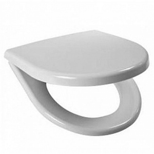 КРЫШКА-СИДЕНЬЕ ДЛЯ УНИТАЗА ПОДВЕСНОГО JIKA LYRA 8933703000009 С ПЛАСТИКОВЫМИ ПЕТЛЯМИ