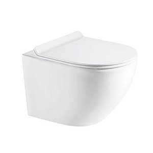 Унитаз подвесной Azario Gloria 480х370х360 безободковый с быстросъемным сиденьем