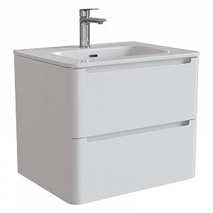 Тумба с раковиной Iddis Edifice 60 белый глянец