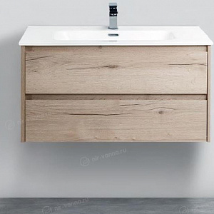 Тумба с раковиной BelBagno Stile Moderno Kraft 100 Rovere Galifax Bianco