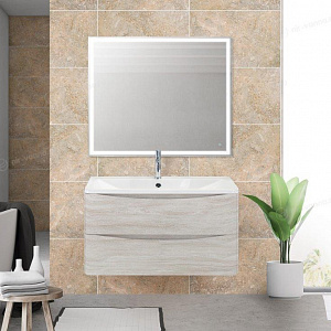 Тумба с раковиной BelBagno Stile Moderno Acqua 90 Rovere Vintage Bianco