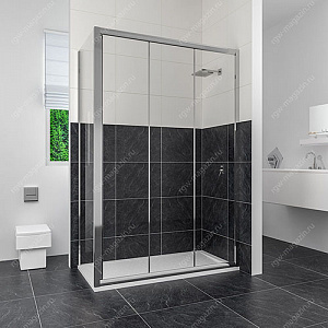 Душевой угол RGW CL-40 (RGW CL-11+RGW Z-12) 100х90х185 Прозрачное