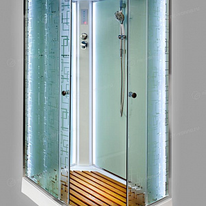 Душевая кабина Deto ЕМ1511 110*80*220 L с подсветкой