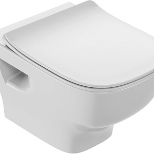 Подвесной унитаз Jacob Delafon Struktura EDF102-00 48*34 с крышкой-сиденьем микролифт