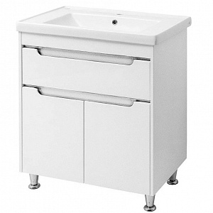 Тумба с раковиной Cerutti Spa Эмилия 70 белая