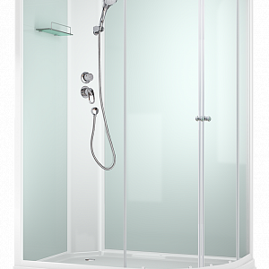 Душевая кабина DOMANI-Spa Delight Slim 128 L низкий поддон 120см*80см