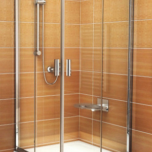 Душевой уголок Ravak Blix BLRV2K-120 118*120*190 профиль блестящий, стекло транспарент без поддона