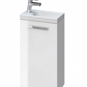 Тумба с раковиной Cersanit Melar 40 белый глянец